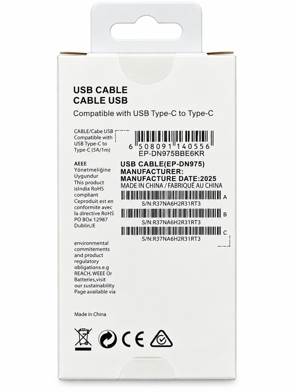 MANZAR - IPHONE 20W USB-C POWER ADAPTER WITH TYPE-C POWER CABLE