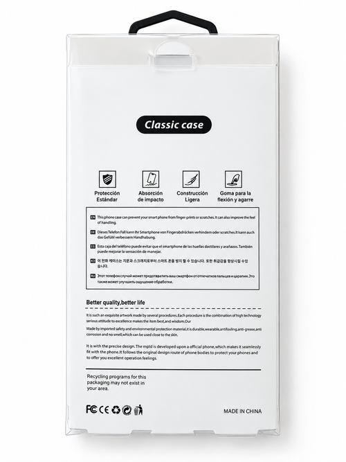MANZAR - IPHONE 18 PRO MAX / 17 PRO MAX - CLEAR CASE - ANTI YELLOW